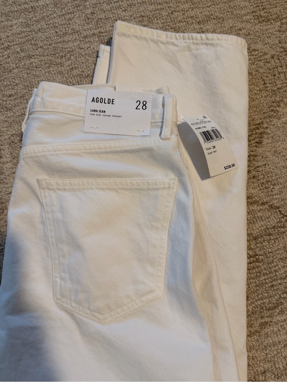 Agolde Lana vintage Straight Leg Jeans - Picture 2 of 8